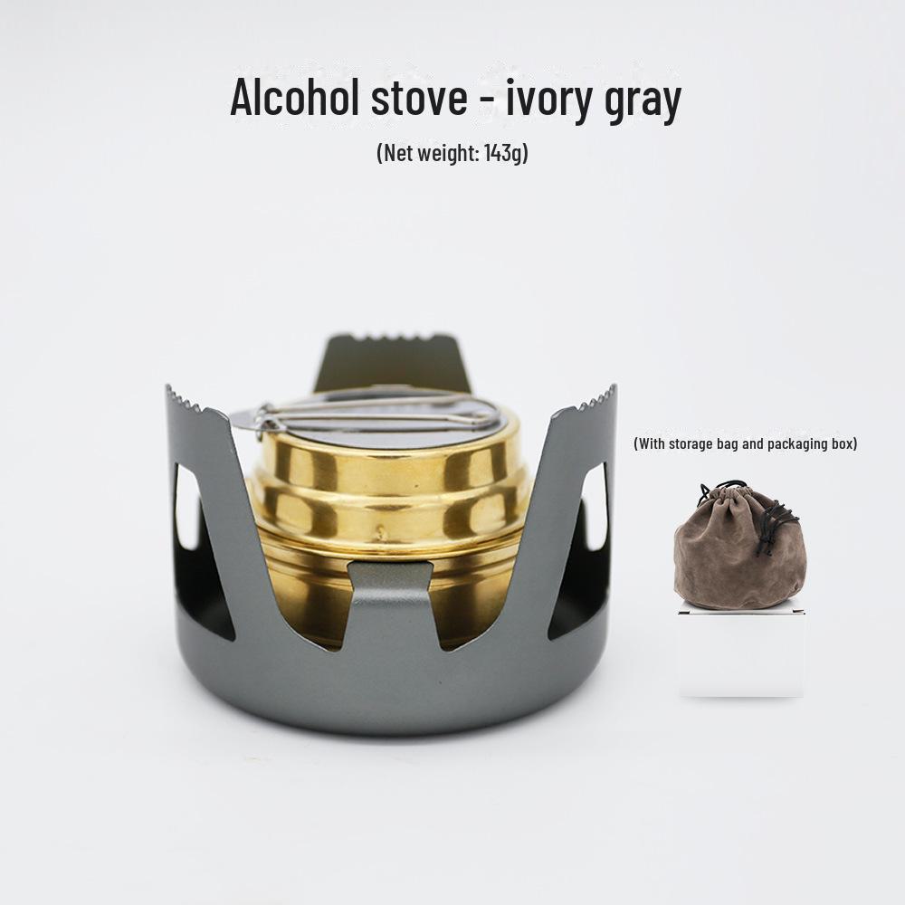 Windproof Portable Camping Alcohol Stove Set
