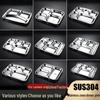 304 Stainless Steel Divided Meal Plate