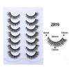 7 Pairs of Thick Fried Hair Models, Natural Curled Eyelashes, European and American Exaggerated False Eyelashes 2026