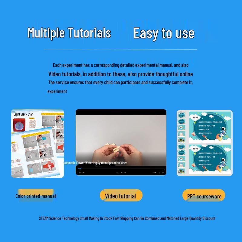 DIY Automatic Watering System for Student Science Experiments - Educational Model and Teaching Aid
