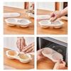 with Lid Microwave Egg Poacher Non-stick Egg Maker Food Grade Pans Egg Poacher  Breakfast