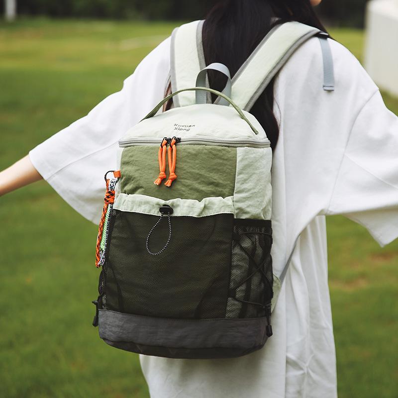 Schoolbag, Outdoor Sports Large-capacity Short Trip Organizer, Casual Hiking Backpack, Stylish Lightweight Backpack