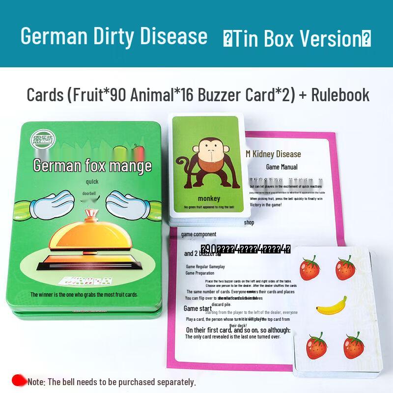 IOSN Werewolf & Party Card Games Tin Set