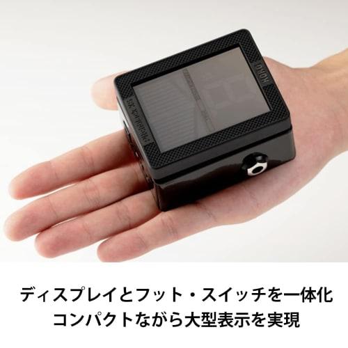 KORG Pitchblack XS Pedal Tuner for Guitar/Bass, Large Display, }0.1 Cent Accuracy, Ultra Buffer, True Bypass, Strobe Tuning, PB-XS