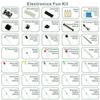 Kit für elektronische Komponenten, 830 Verbindungspunkte, Steckbrett-Kabelwiderstand, anwendbar für UNO R3