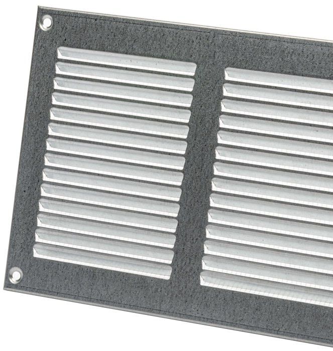 Grille de Ventilation - LIRAST - 300x150mm - Acier Galvanisé - Moustiquaire - Usage Interne/Externe