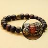Lightning-strike Jujube Wood Pi Xiu Beaded Bracelet Agate Taoist Spiritual Accessory
