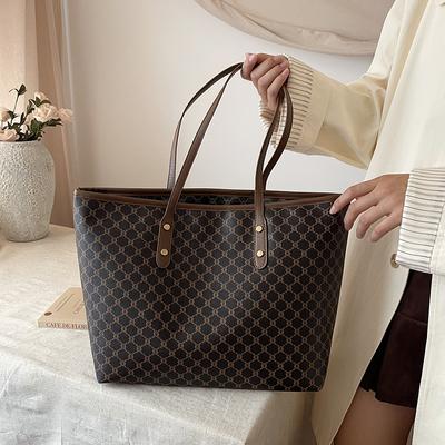 Torba typu tote Commuter Personalized Large-Capacity, damska, estetyczna, modna, na ramię, tekstura, damska torba