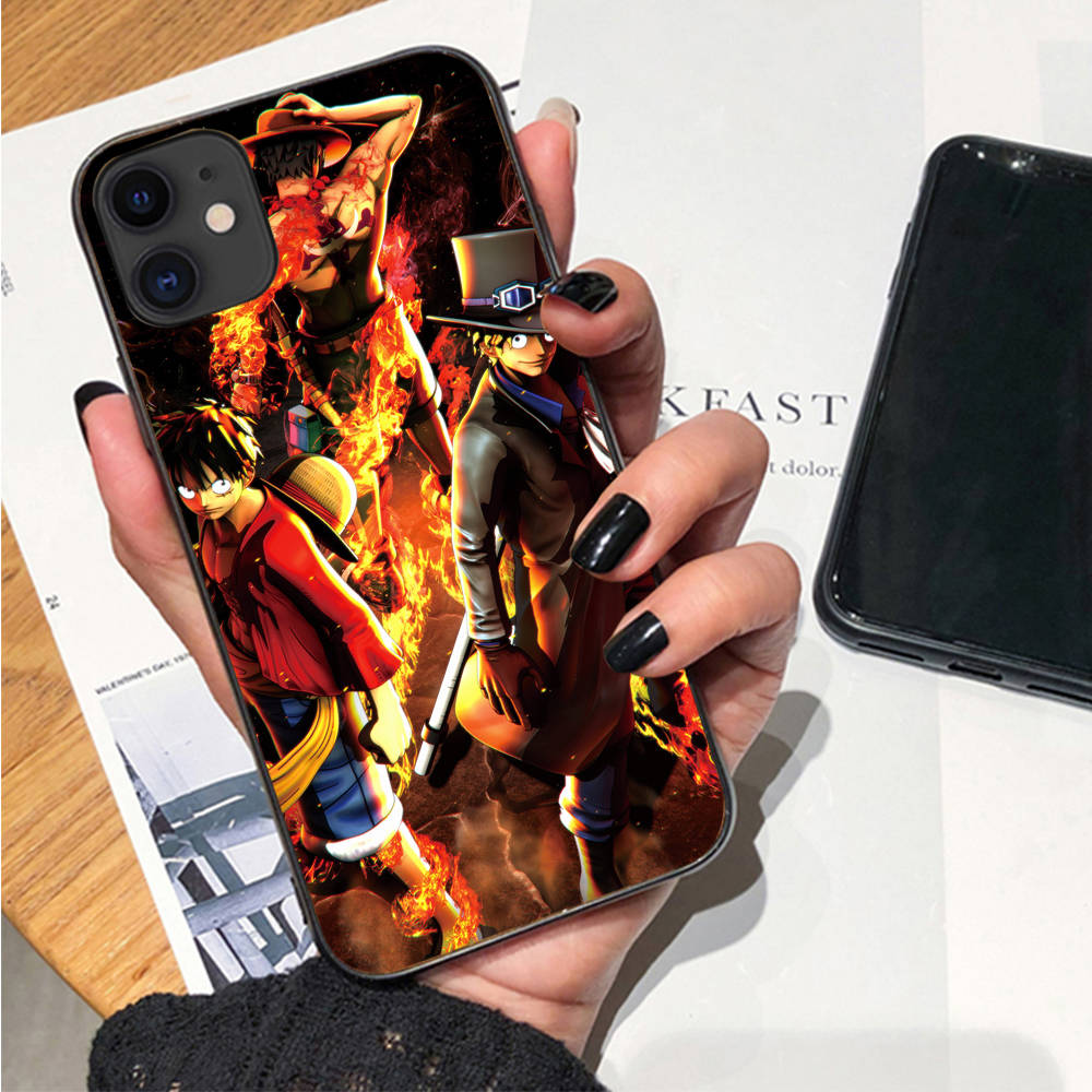 Case for Xiaomi Poco X6 X4 M5 M6 F5 F6 C65 C55 C50 C51 C40 Redmi Note 7 8 14C A3X 13C 12C 11 10A 9C Pro Black Sofe Cover WI48 One Piece Brother