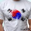 Bandiera Repubblica di Corea - T-shirt bianca per bambini ragazzi top design paese - taglie kids manica corta