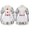 Women Killer Clown Cosplay Dress Movie Horror Lolita Outfit  Adults Halloween Carnival Cosplay Outfit