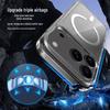 Transparent Magnetic Phone Case for Apple 17 Pro Max - Full Coverage, Drop Protection, and Wireless Charging Compatible