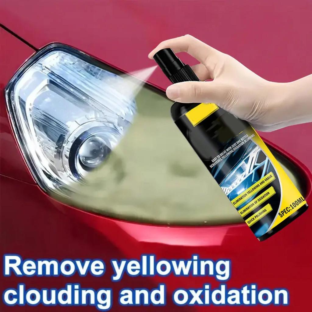 Auto Headlight Restoration & Refurbishment Tool Kit With 100ml Headlight Restoration Heating Fogging Solution