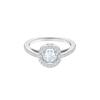 Sparkling Dance Round Ring Women Ring Silver 5482516