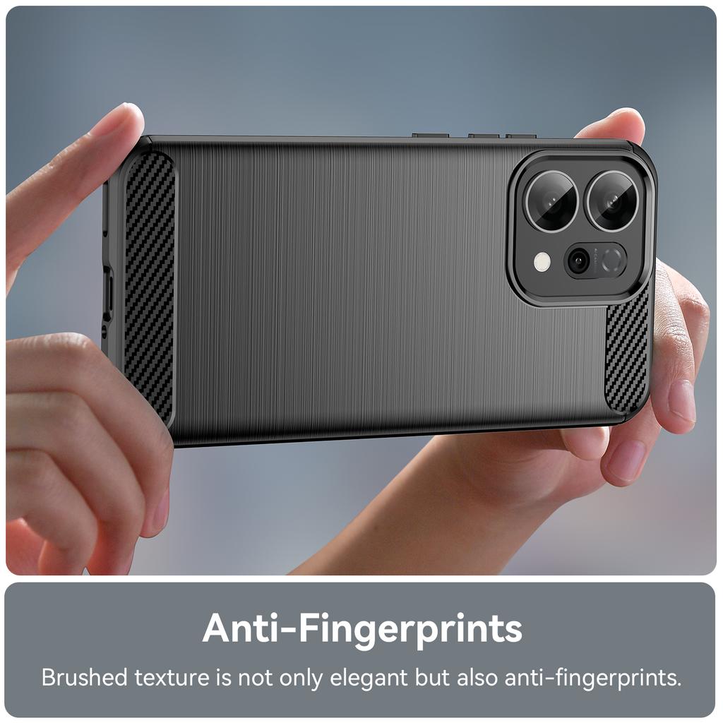 For OPPO Reno14 Case Reno 14 Pro Cover Coque Funda Carbon Fiber Soft Silicone Shockproof Phone Bumper For OPPO Reno 14