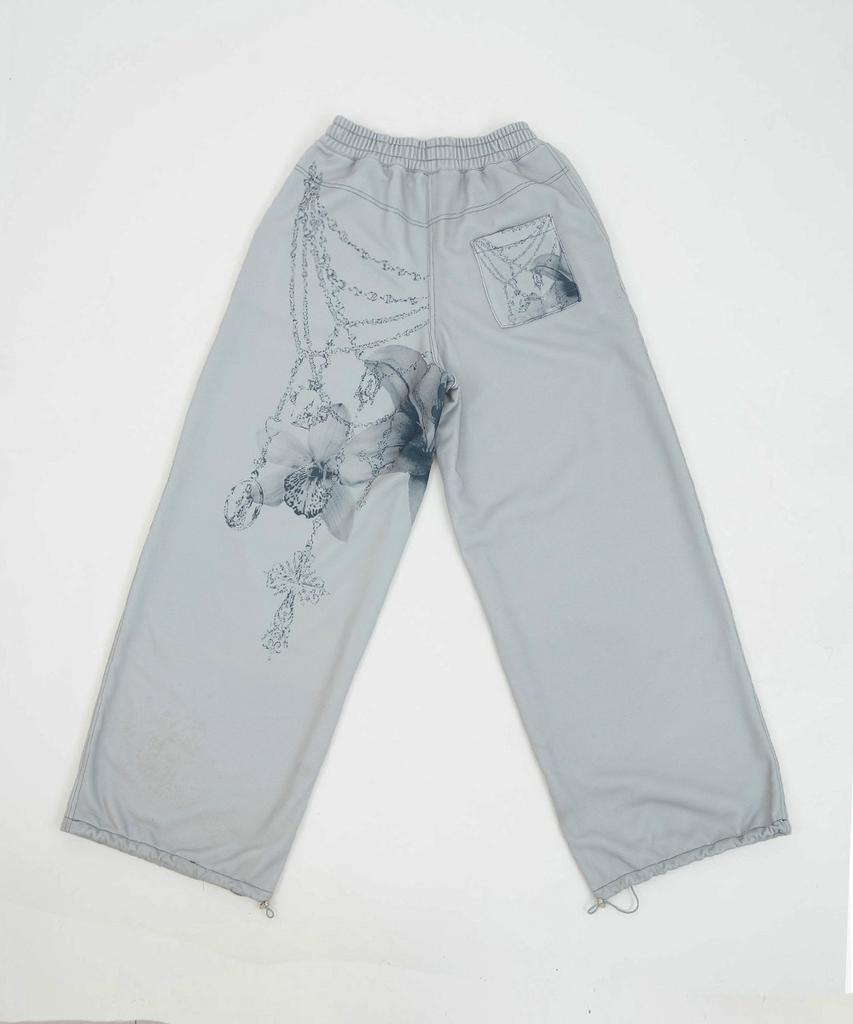 ELFELFELF ARCHIVES Lily Jewel Sweatpants [Cool Grey]