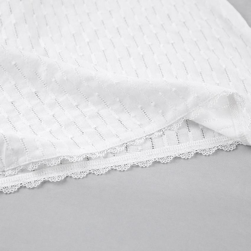 2025 Spring/Summer Women's Cotton Silk Spaghetti Strap Nightdress - Sexy, Hollow-Out, Fashionable Short Skirt Pajamas