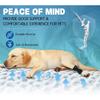 Supet Dog Leg Brace for Back Leg - Hock & Ankle Joint Support for Rear Legs with 2 Metal Springs, Anti-Slip Design & Reflective Trim for Sprain,