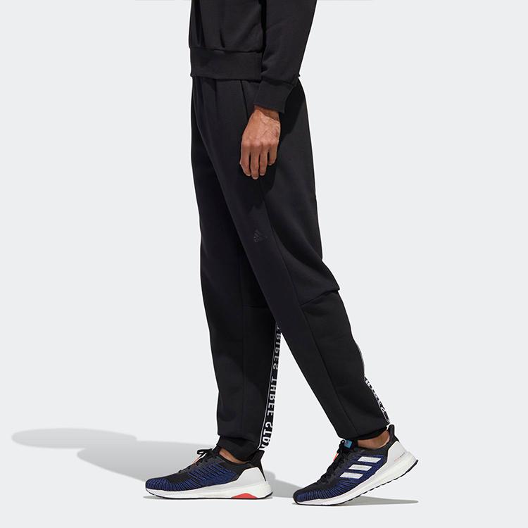 Adidas Casual Tapered Joggers Men Bottoms Black GE0354
