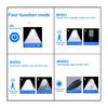 6000 Lumens Latest Outdoor Solar LED Light 3 Modes Outdoor Solar Lamp Motion Sensor Waterproof Solar Garden Street Lamp