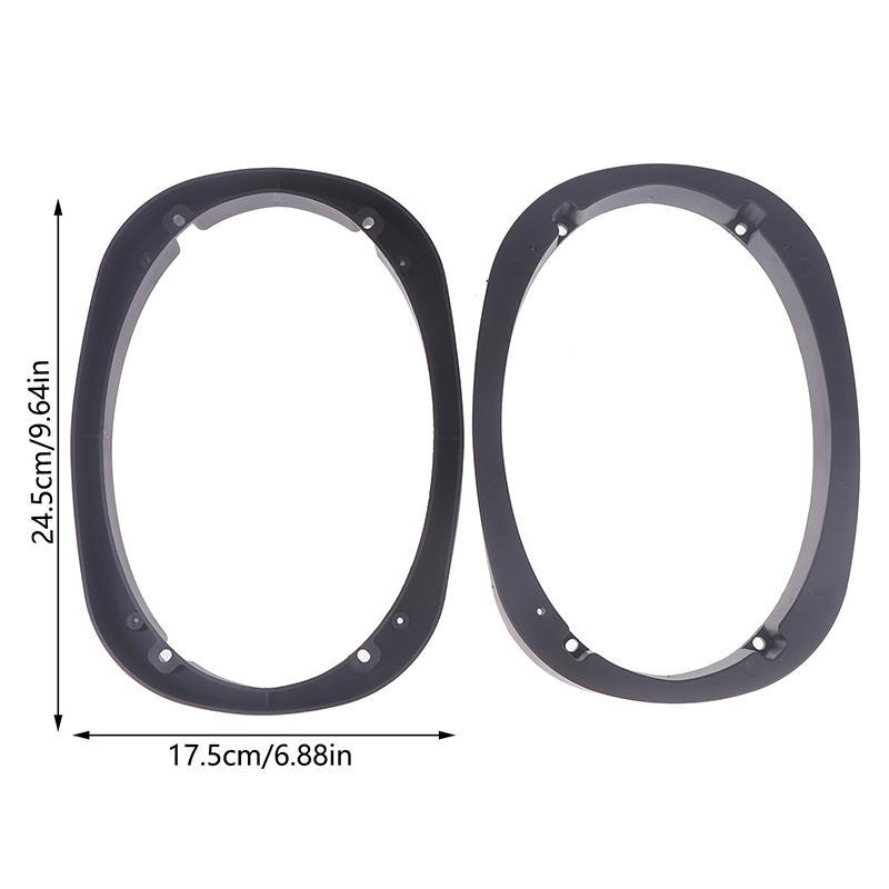 1 Paar 6x9 Zoll Auto Koaxial-Lautsprecher Adapter Hornhalterung Auto-Lautsprecherbasis Subwoofer-Montagehalterung Universaltyp