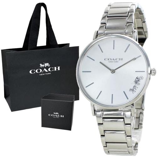 Coach Women's Stainless Steel Bracelet Watch with Shopper Bag (14503344-sp)