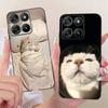Modne etui na telefon z literami dla Motorola Moto G77 G67 Tylna osłona dla MOTO G67 G77 5G Miękkie czarne silikonowe etui