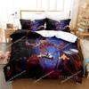 Set Biancheria da Letto Singolo Matrimoniale Full Queen King Size Gioco Hellsweeper VR Set Copripiumino per Camera da Letto Adulti Bambini Set Lenzuola Anime