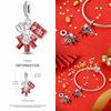925  Silver Plated Elephant Sunflower Devil Eyes Christmas Tree Snowflake Charms for Women DIY Jewelry Anniversary Gifts