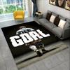 Tappeto Tappeto Tappeto Sportivo Calcio Stella Sportiva Capra Messi per Sala Giochi Camera da Letto Soggiorno Divano Arredamento Casa, Tappeto Area Giochi per Bambini Tappetino Antiscivolo per Pavimento