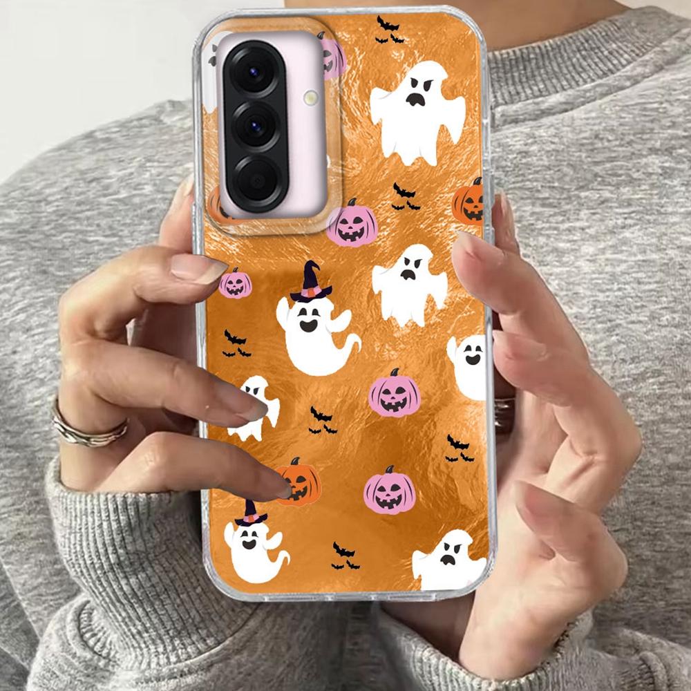 Autumn Halloween Pumpkin Casing Phone Case For Samsung Galaxy A56 A07 A17 A55 A36 A26 A16 A53 A06 A14 A24 A34 A54 A15 A12 Cover