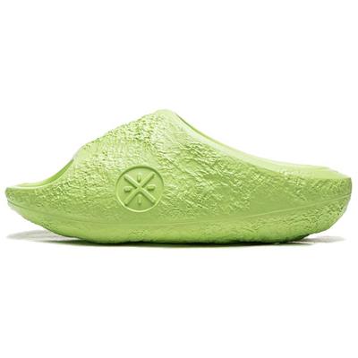 Li Ning Summer Meteor Sports Slide Sandals Men Footwear Green ABTW003-4