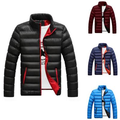 Plus Size Jesień I Zima Modny Amerykański Gruby Sportowy Płaszcz Modny Męski Outdoor Luźny Swobodny Jednolity Kolor Kurtka Dla Mężczyzn