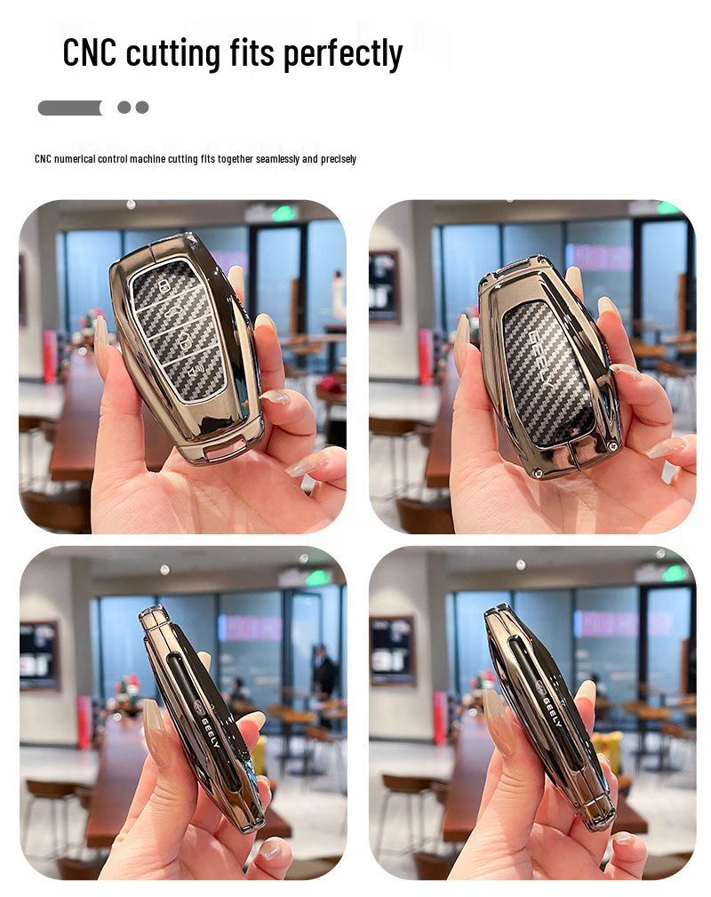 Geely Key Fob Covers: Compatible with GL, Emgrand, Xingyue, Boyue, Xingrui, Binyue, Binrui, Borui, and Galaxy models.