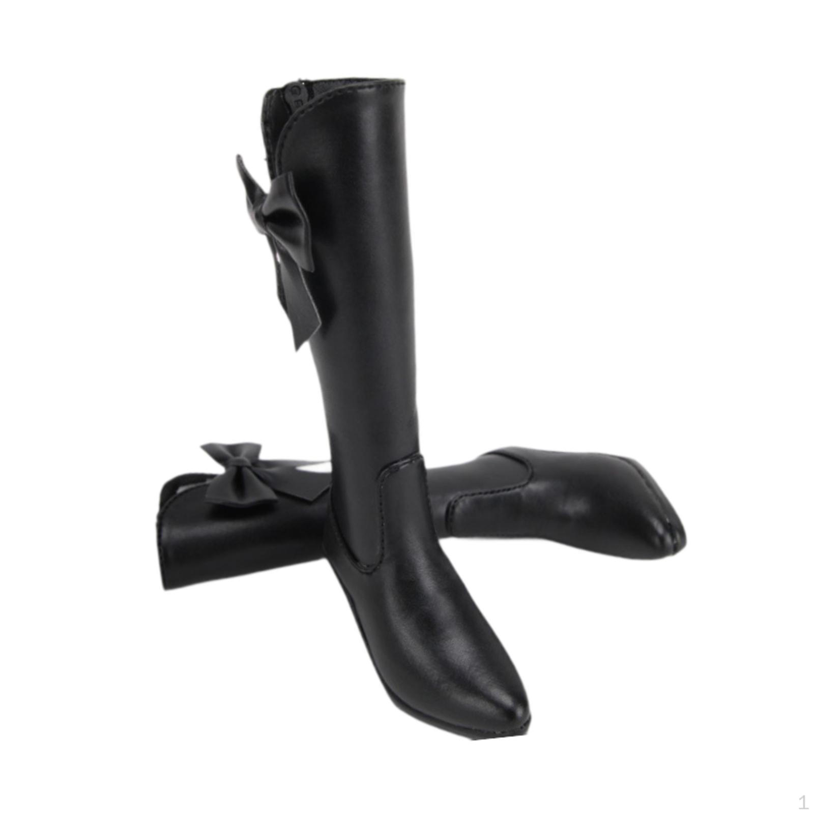 

Високі чоботи для фігурок 1/3, туфлі для ляльок із шарнірними шарнірами на підборах 23 дюйми білий