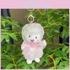 Whimsical Plush Sheep Toy Keychain Super Soft Short Fur Animal Doll