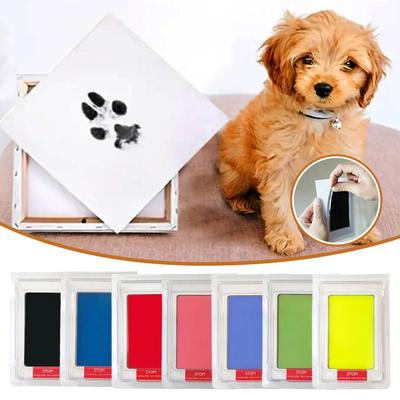 Psí kočičí otisk tlapky inkoustová sada pro DIY fotorámečky příslušenství pro dětské mazlíčky kočky razítko pro psa tlapka suvenýr