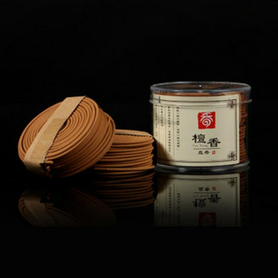 Jinfengxing Natural Sandalwood & Agarwood Indoor Coil Incense for Aromatherapy, Mosquito Repellent, and Odor Removal