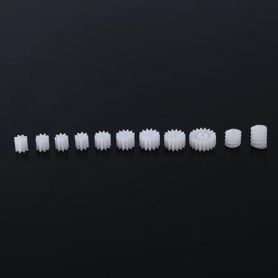 11pcs Plastic Spindle Worm Gear for Aircraft Car Truck Model Robotic Motor Shaft