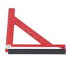 Carpenter Square Liga de Alumínio 90 Graus Multifuncional Rafter Square para Projetos de Marcenaria Con