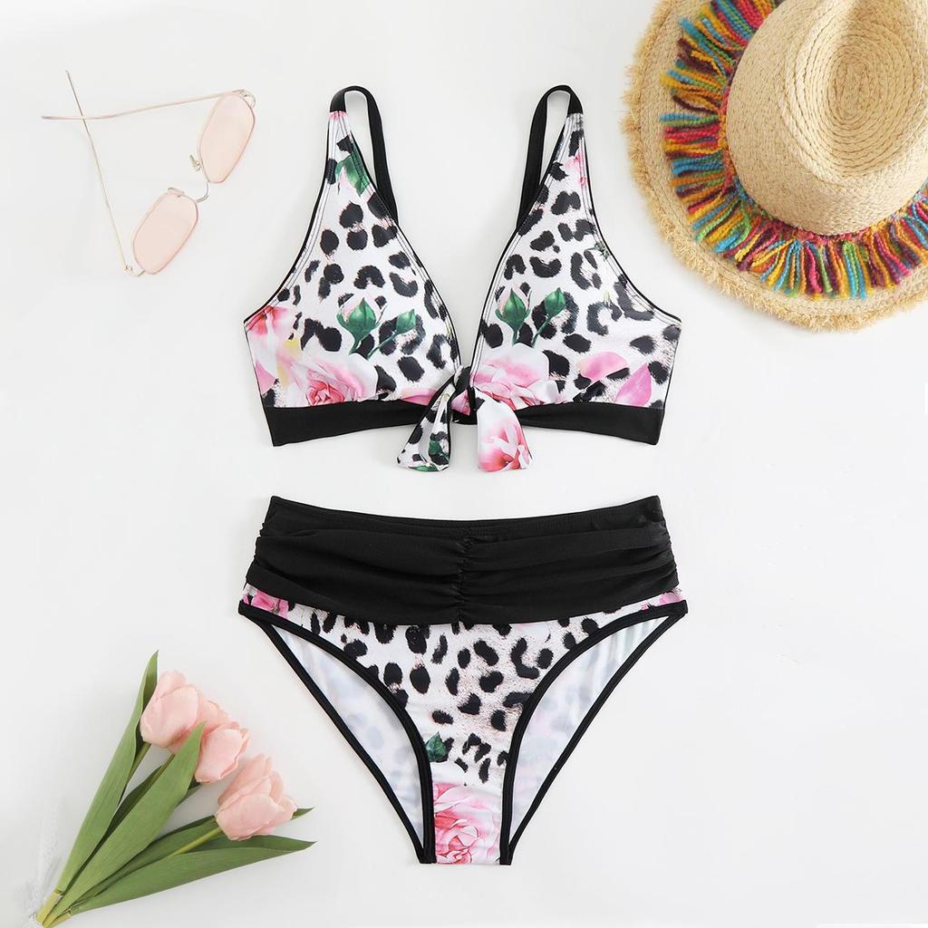 Push Up Bikini Set Dámské Plavky Sexy Dámské Plavky Květinové plavky Plavky Biquini Plavky