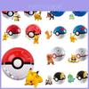 Pokemon Poke Bola Elfo Figura Modelo Brinquedo Pikachu Charmander Litten Rockruff Jogo Anime Figura