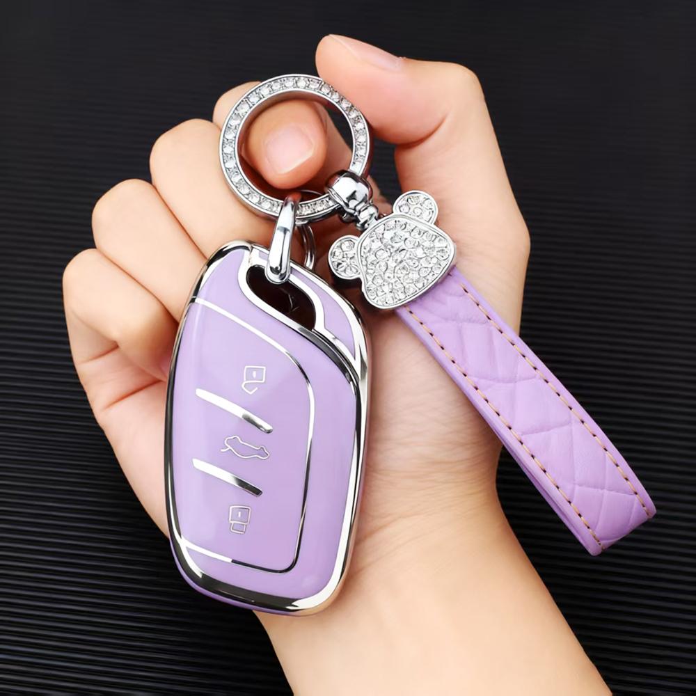 For Roewe Rx3 Rx5 Rx8 Erx5 I6 I5 For Mg 4 Mg4 Ev Mg Hs Gt Zs Ev Zx Mg5 Mg6 3 Buttons Tpu Fob Key Cover Case