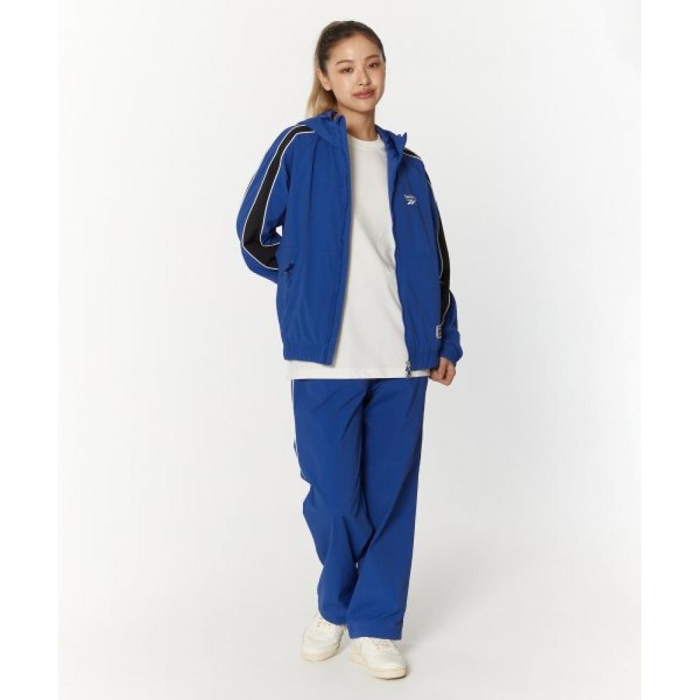 Reebok Stretch Hooded Windbreaker   Blue