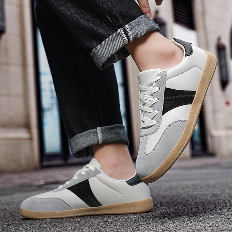 TUINANLE Men Sneakers Ll-Season Round-toe Lace-Up Casual Sneakers Shoes Athletic Shoes Tennis Sports Flats