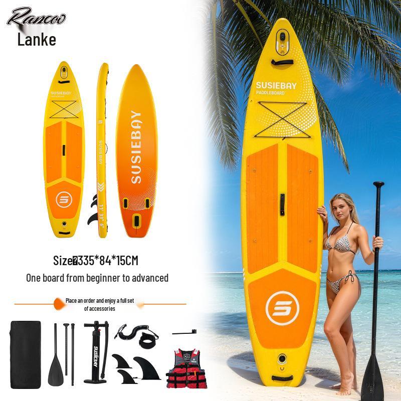 Lanko Inflatable Paddle Board - Universal PVC SUP for Surfing & Paddling