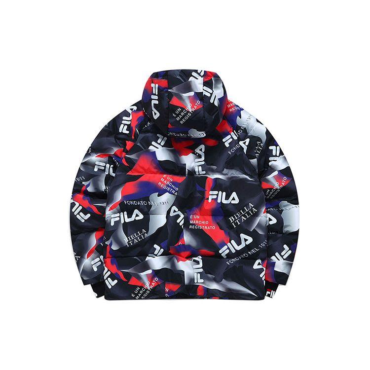 FILA Contrast Logo Sports Down Jacket Men Varied F61M148946FBK