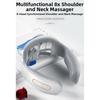 Hot Compress Cervical Spine Massager 8-Head Neck Massager Pulse Neck Device  Indoor