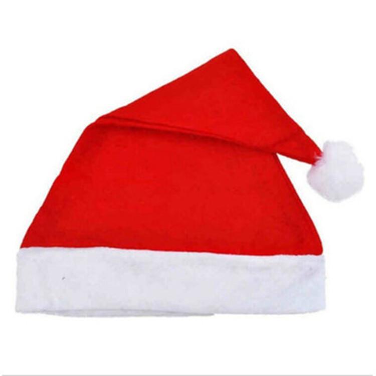 Adult Christmas Hat Easy To Take Off And Wear Non-woven Festival Parties Christmas Hat Soft 20 G Christmas Decorations Colorful
