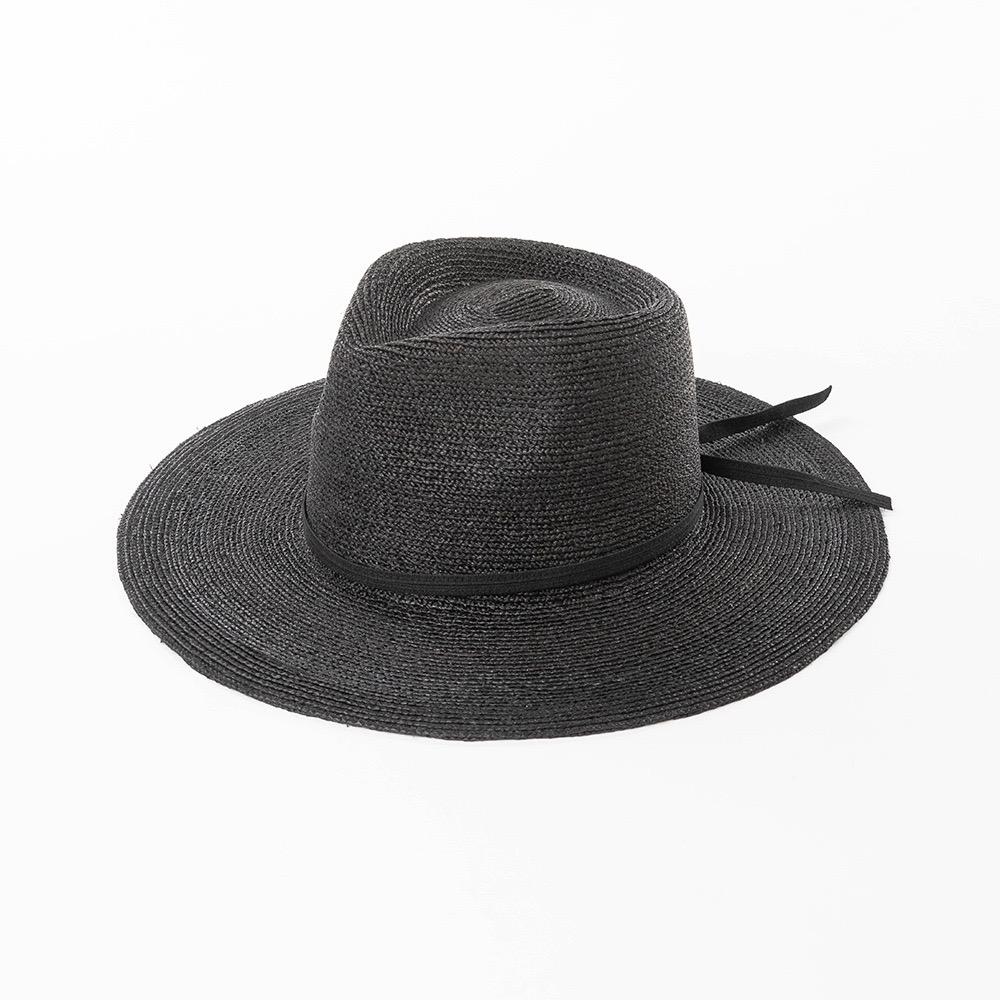 Spring Summer Fashion Handmade High-quality Dyed Raffia Grass Wide Brim Jazz Hat Outdoor Beach Hat Sun Hats For Women Man Caps